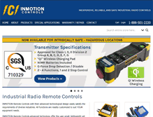 Tablet Screenshot of inmotioncontrols.com